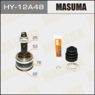 ШРУС зовнішній Hyundai Getz (02-06) (нар:25/вн:22/abs:48) Masuma HY12A48