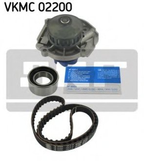 Водяний насос + комплект зубчастого ременя SKF VKMC 02200 (фото 1)