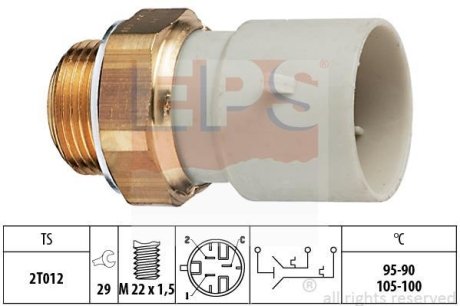 Термивимикач вентилятора радіатора EPS 1850639