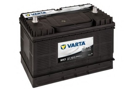 Аккумулятор 105Ah-12v PM Black(H17) (330х172х240), R,EN800 Varta 605102080