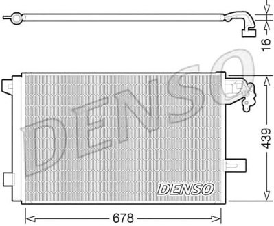 Радиатор кондиционера - Denso DCN32063