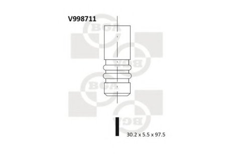 Клапан BGA V998711