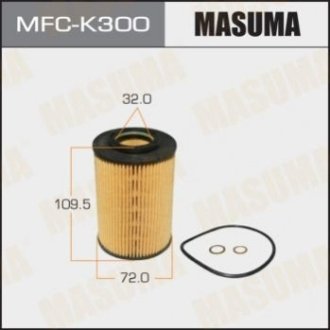Фільтр масляний - Masuma MFCK300