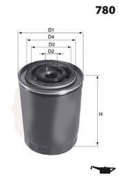 Масляный фильтр R 2.5D/2.8DTI/HDI MASTER/BOX - MECAFILTER ELH4157