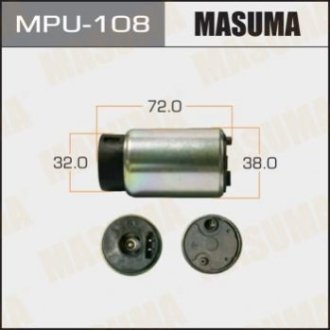Бензонасос HARRIER, HIGHLANDER, HIGHLANDER, KLUGER (сетка MPU-020 в комплект не входит) - Masuma MPU108 (фото 1)