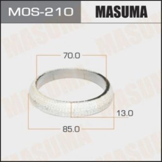 Кільце ущільнювальне глушника Masuma MOS-210