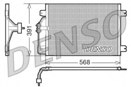 Радиатор кондиционера - Denso DCN23010 (фото 1)