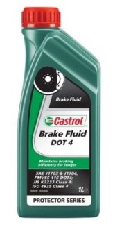Жидкость тормозная CASTROLBrake Fluid DOT 4 1 Л. - Castrol 15036B (фото 1)