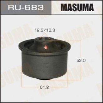 Сайлентблок DEMIO, MAZDA2_ DE3F front low - Masuma RU-683