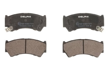 Комплект тормозных колодок, дисковый тормоз DELPHI LP1548 (фото 1)