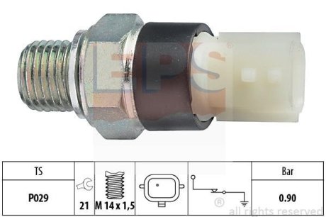 Датчик давления масла - EPS 1800179 (фото 1)