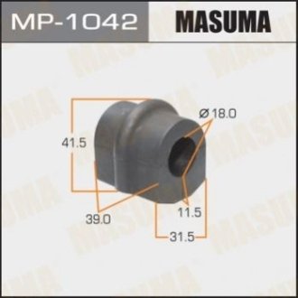 Втулка гумова спу Masuma MP-1042 (фото 1)