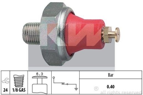 Датчик тиску масла - KW 500016 (фото 1)