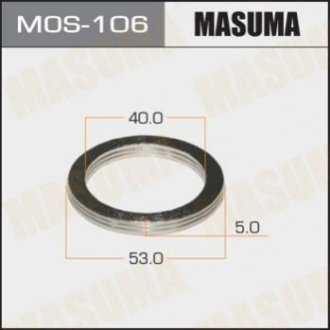 Кольцо уплотнительное глушителя Masuma MOS-106 (фото 1)