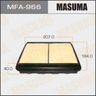 Воздушный фильтр А- 843V (1_40) - Masuma MFA-966 (фото 1)