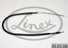 Трос ручного тормоза LINEX 350168 (фото 2)