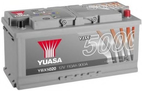 Акумулятор YUASA YBX5020 (фото 1)
