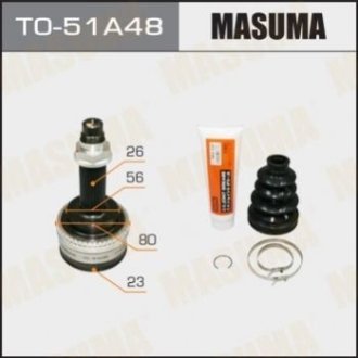 ШРУС 23X56X26Х48 - Masuma TO51A48 (фото 1)