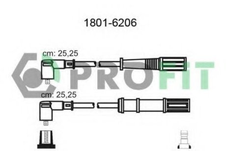 Комплект кабелей высоковольтных PROFIT 18016206