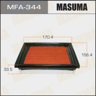 Повітряний фільтр АN-221 (1_40) - Masuma MFA344 (фото 1)