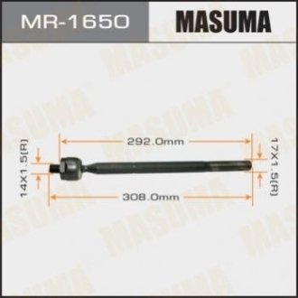 Рульова тяга MAZDA 3_BK5P - Masuma MR-1650 (фото 1)