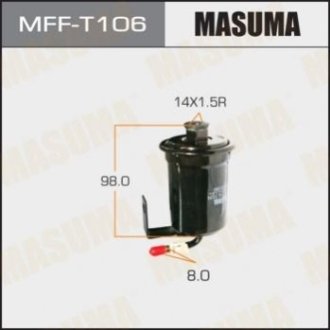Фільтр паливний високого тиску - Masuma MFF-T106 (фото 1)