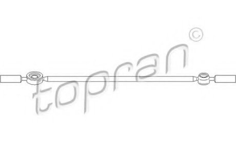 Шток вилки переключения передач Topran (Hans Pries) 721 259 (фото 1)