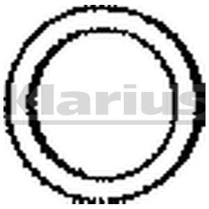 Прокладка, выпускной трубопровод KLARIUS 410041 (фото 1)