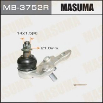 Кульова опора front low HARRIER_ MCU3#, ACU3#_ RH - Masuma MB3752R (фото 1)