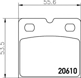 Колодки тормозные дисковые TEXTAR 2061005 (фото 1)