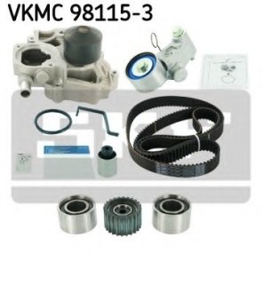 Водяний насос + комплект зубчастого ременя SKF VKMC 98115-3 (фото 1)