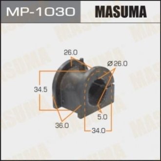 Втулка гумова спу Masuma MP1030 (фото 1)