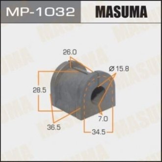 Втулка резиновая СПУ Masuma MP-1032