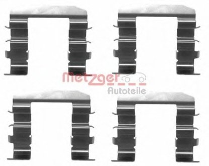 Комплектующие, колодки дискового тормоза - METZGER 1091708