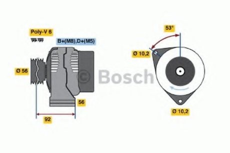 ЗАПЧАСТЬ - Bosch 0986039780 (фото 1)