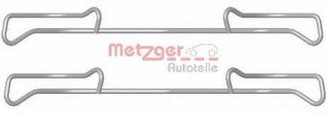 Комплектующие, колодки дискового тормоза - METZGER 1091678 (фото 1)