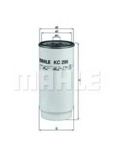 Фильтр топливный сепар.(Knecht-) MAHLE KC296D