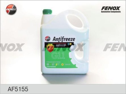 Антифриз зелёный G11, 5 кг. FENOX AF5155 (фото 1)
