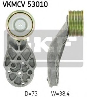 Паразитный / ведущий ролик, поликлиновой ремень SKF VKMCV 53010 (фото 1)