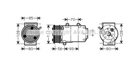 Spare part AVA Cooling Systems FDAK416