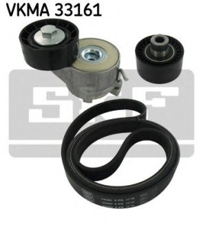 Ремень поликлиновый комплект SKF VKMA33161 (фото 1)