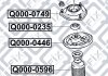Кріплення аморт передня MITSUBISHI LANCER CS 2000-2009 Q-FIX Q000-0749 (фото 1)