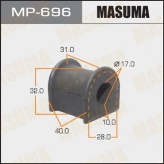 Втулка резиновая СПУ Masuma MP696