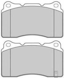 Комплект тормозных колодок, дисковый тормоз Fremax FBP-1554