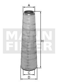 Фильтр воздушный DAF XF105 MANN C26024KIT (фото 1)