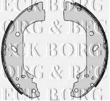 Колодки дискового тормоза BORG & BECK BBS6265 (фото 1)