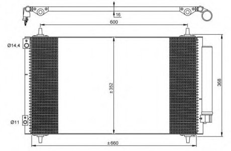 Радиатор кондиционера - NRF 35935 (фото 1)