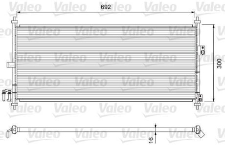 Радіатор кондиціонера VALEO 817823 (фото 1)