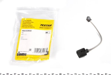 Сигнализатор, износ тормозных колодок TEXTAR 98050800