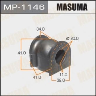 Втулка гумова спу Masuma MP-1146 (фото 1)